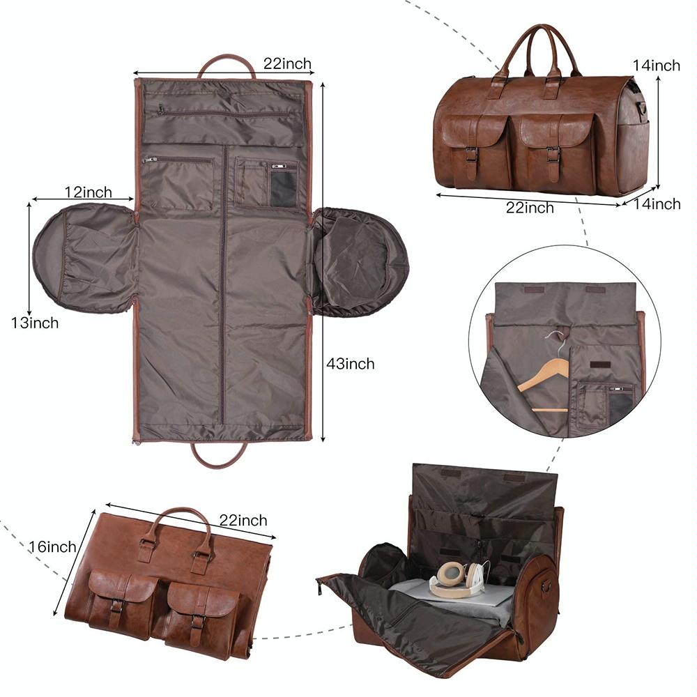 Compact Duffel Bag with Shoe Storage