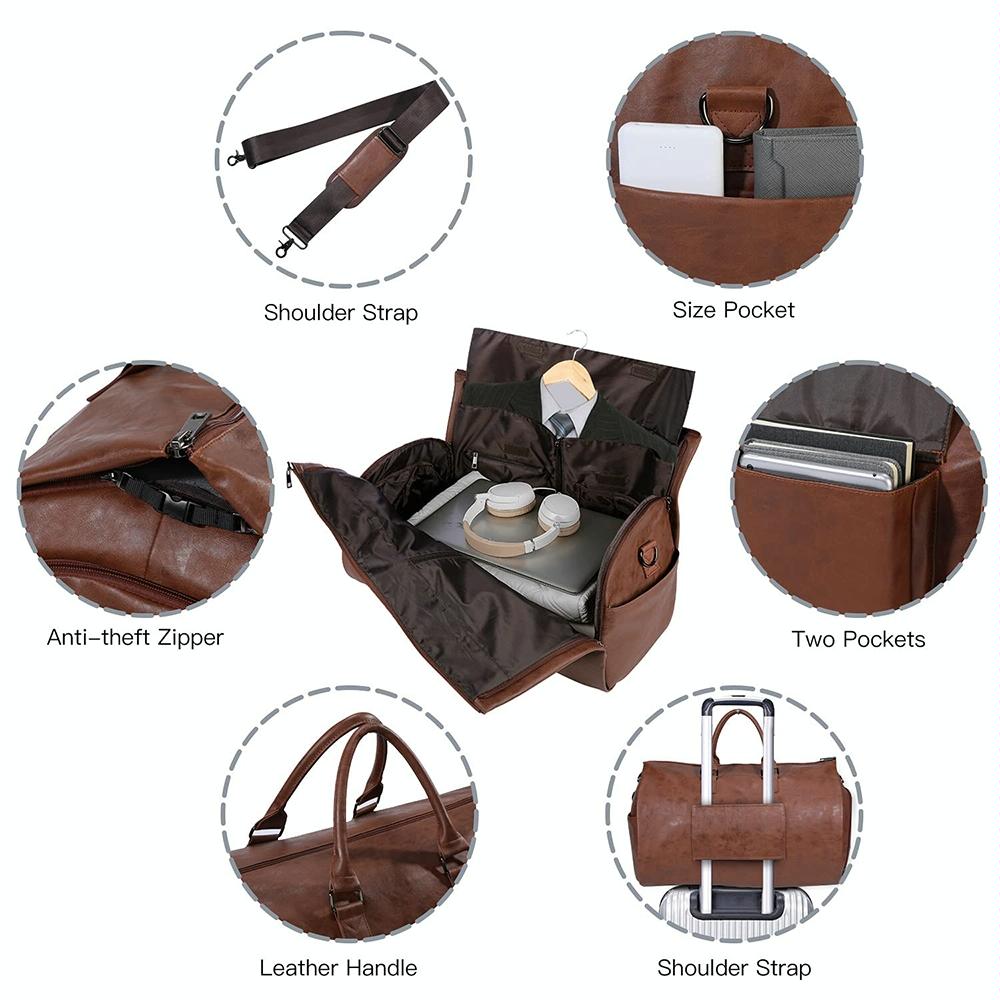 Compact Duffel Bag with Shoe Storage