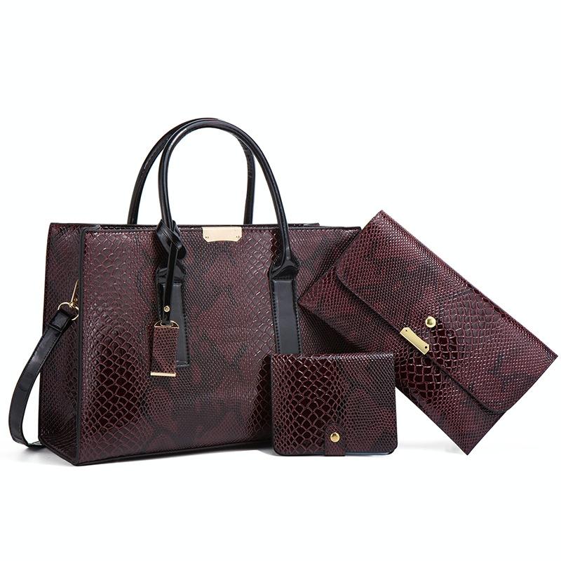 Snakeskin Diagonal Handbag