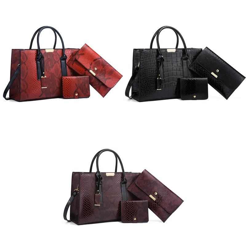 Snakeskin Diagonal Handbag