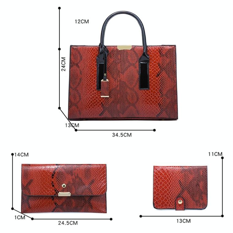Snakeskin Diagonal Handbag