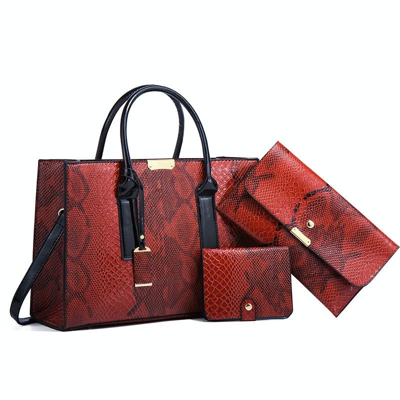 Snakeskin Diagonal Handbag