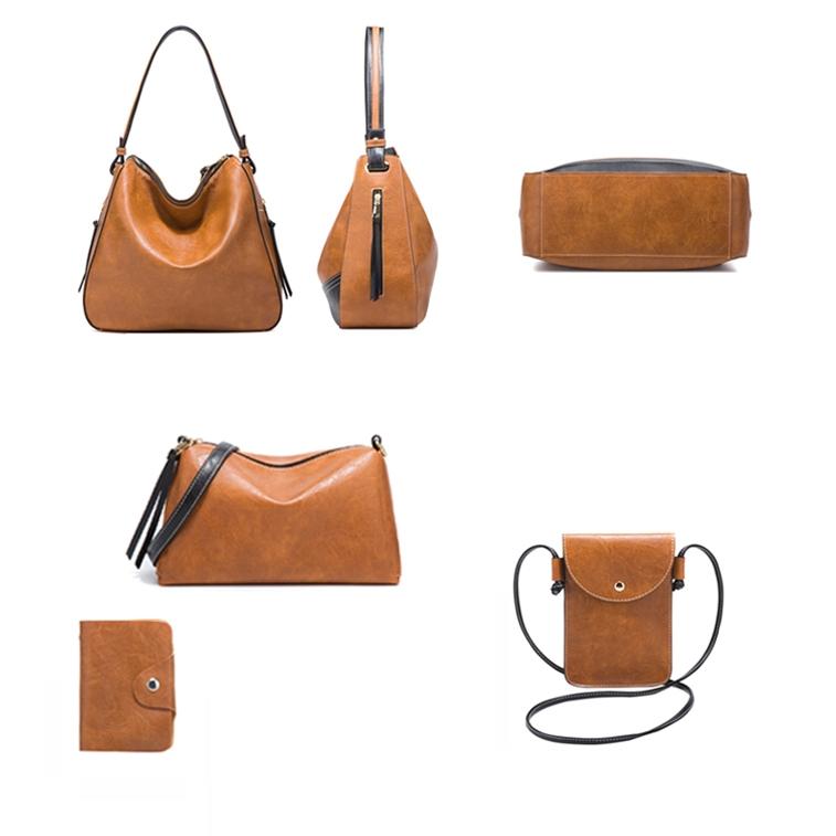 4 in 1 Diagonal Handbags Set