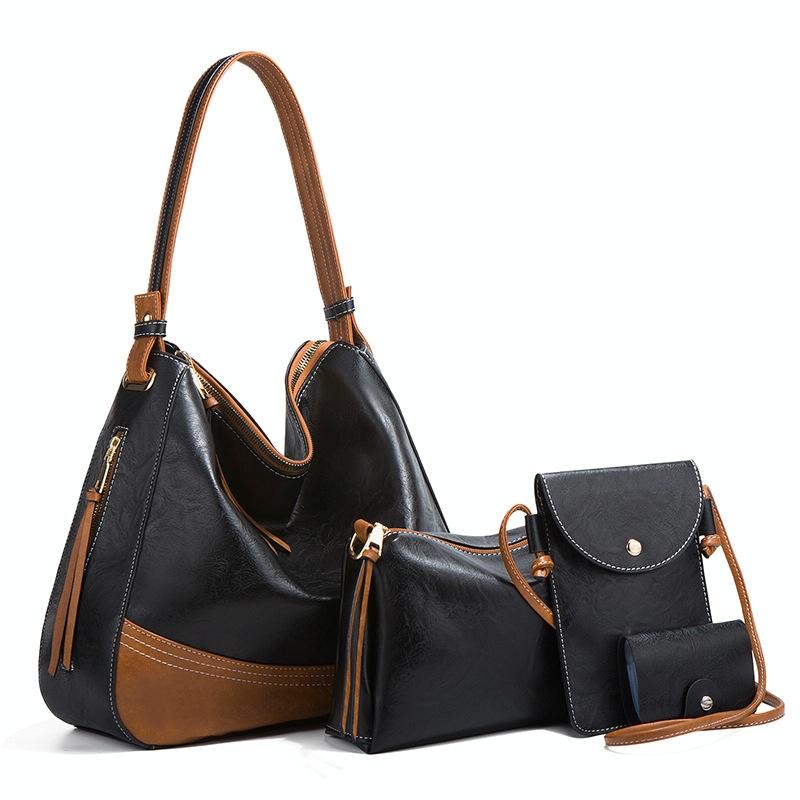 4 in 1 Diagonal Handbags Set