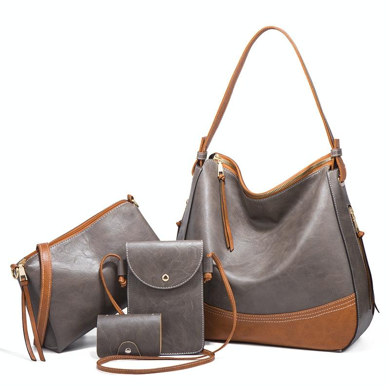 4 in 1 Diagonal Handbags Set