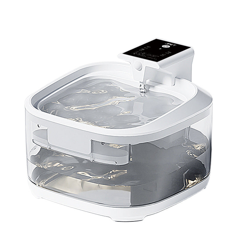 4.5L Smart Pet Water Fountain with Digital Display and Charging Cable