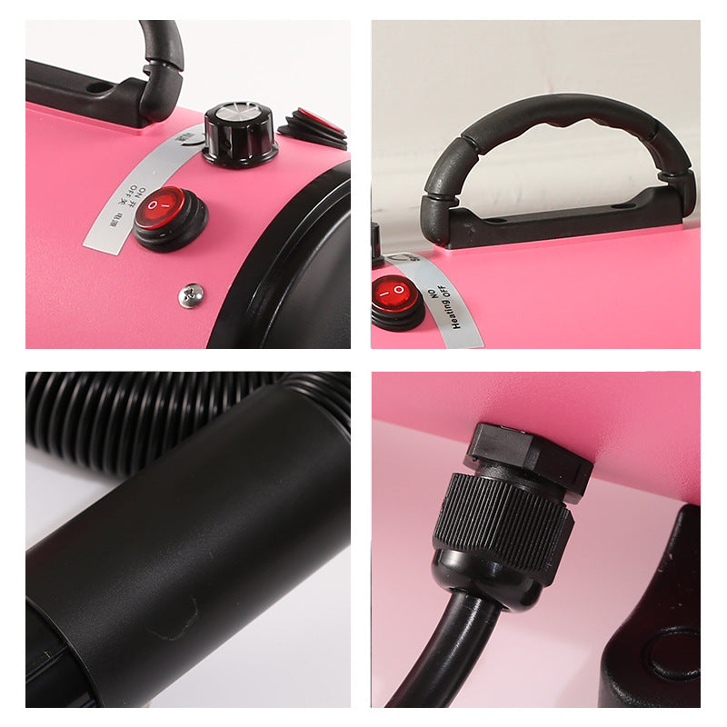 Powerful Pet Hair Dryer with Multiple Nozzle for Dogs and Cats