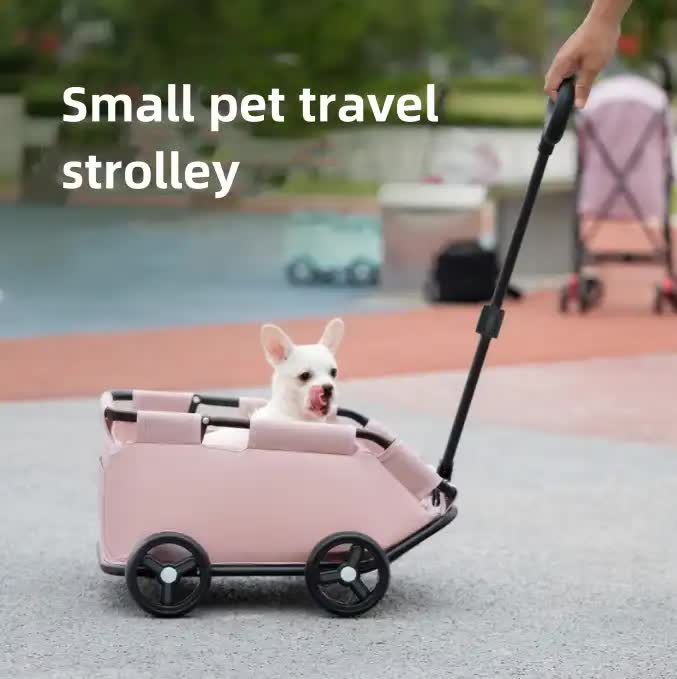 Compact Foldable Pet Stroller for Dogs and Cats