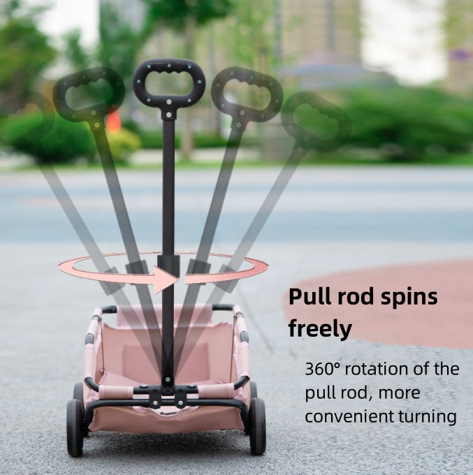Compact Foldable Pet Stroller for Dogs and Cats