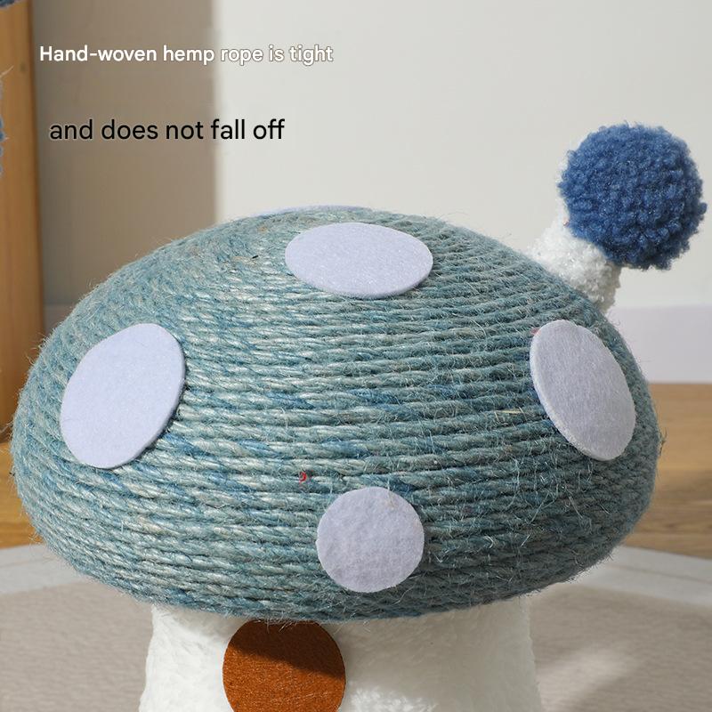Mushroom Cat Scratching Post - Anti-Slip, No Debris