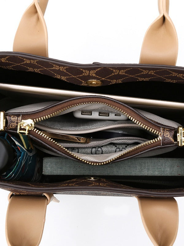 Retro Fashion Handbag - Elegant Tote