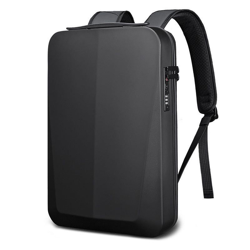 Premium Hard Shell Business Backpack with TSA Lock and USB Charging Port, Waterproof Laptop Bag for Men