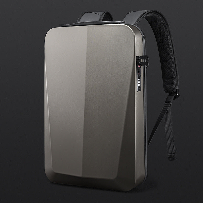 Premium Hard Shell Business Backpack with TSA Lock and USB Charging Port, Waterproof Laptop Bag for Men
