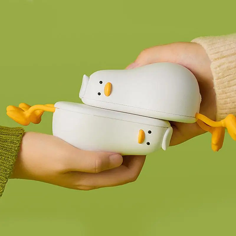 Duck-Shaped Rechargeable Hand Warmer & Power Bank - 4000mAh Multifunctional Portable Heater