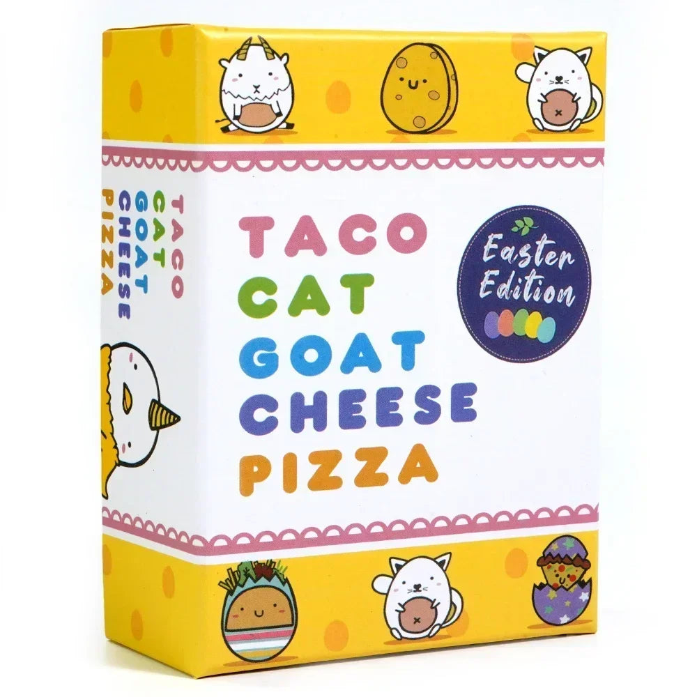 Taco Cat Goat Cheese Pizza Playing Cards - 6 Styles of Funny Party Games for Couples, Friends, and Family