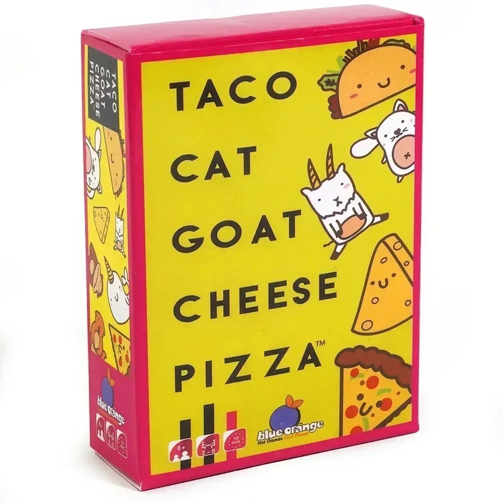 Taco Cat Goat Cheese Pizza Playing Cards - 6 Styles of Funny Party Games for Couples, Friends, and Family