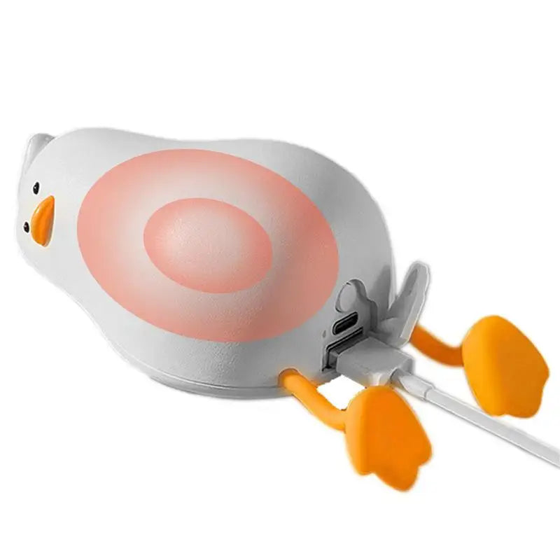 Duck-Shaped Rechargeable Hand Warmer & Power Bank - 4000mAh Multifunctional Portable Heater