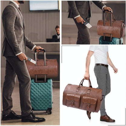 Compact Duffel Bag with Shoe Storage