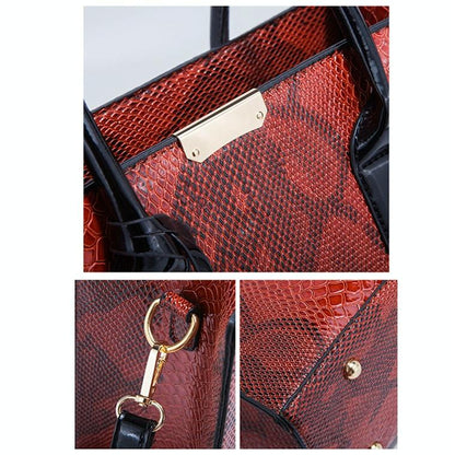 Snakeskin Diagonal Handbag