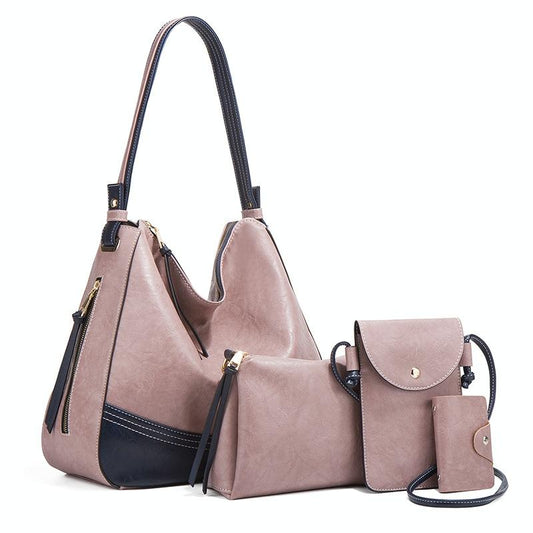 4 in 1 Diagonal Handbags Set