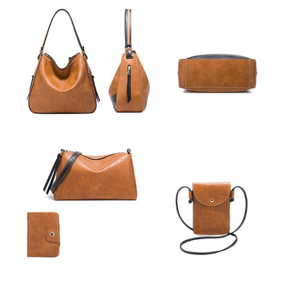 4 in 1 Diagonal Handbags Set