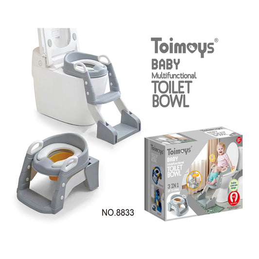 Children's Toilet Trainer Seat – Foldable Potty Ladder with Color Box