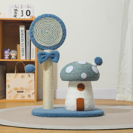 Mushroom Cat Scratching Post - Anti-Slip, No Debris