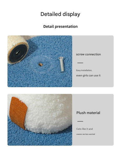 Mushroom Cat Scratching Post - Anti-Slip, No Debris