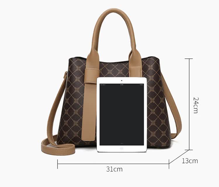 Retro Fashion Handbag - Elegant Tote