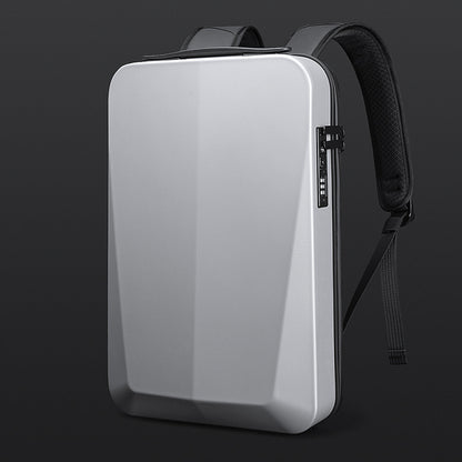 Premium Hard Shell Business Backpack with TSA Lock and USB Charging Port, Waterproof Laptop Bag for Men