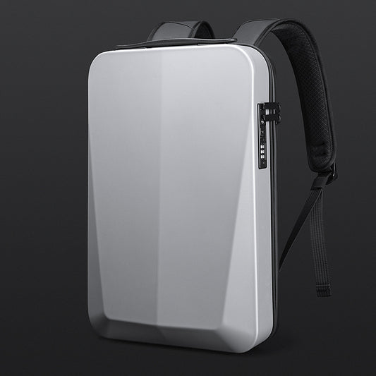 Premium Hard Shell Business Backpack with TSA Lock and USB Charging Port, Waterproof Laptop Bag for Men