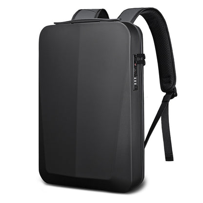 Premium Hard Shell Business Backpack with TSA Lock and USB Charging Port, Waterproof Laptop Bag for Men