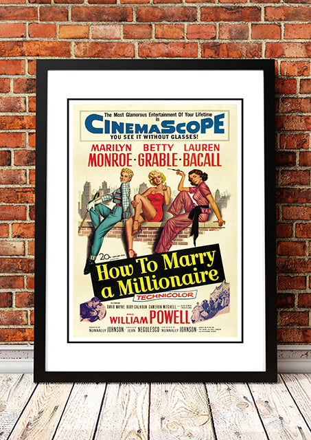 Marilyn Monroe Framed Movie Poster - A2 Size
